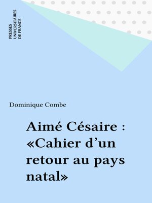 cover image of Aimé Césaire